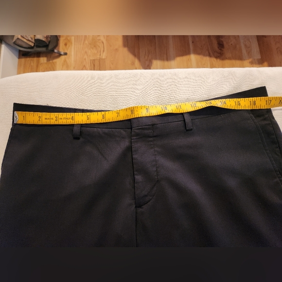 Le 31 Simmons Black Wool Mens Suit Jacket Blazer sz 42 Pants sz 34 Work Formal - Picture 8 of 15